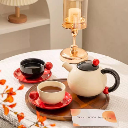 Fashionable creative teapot and teacup